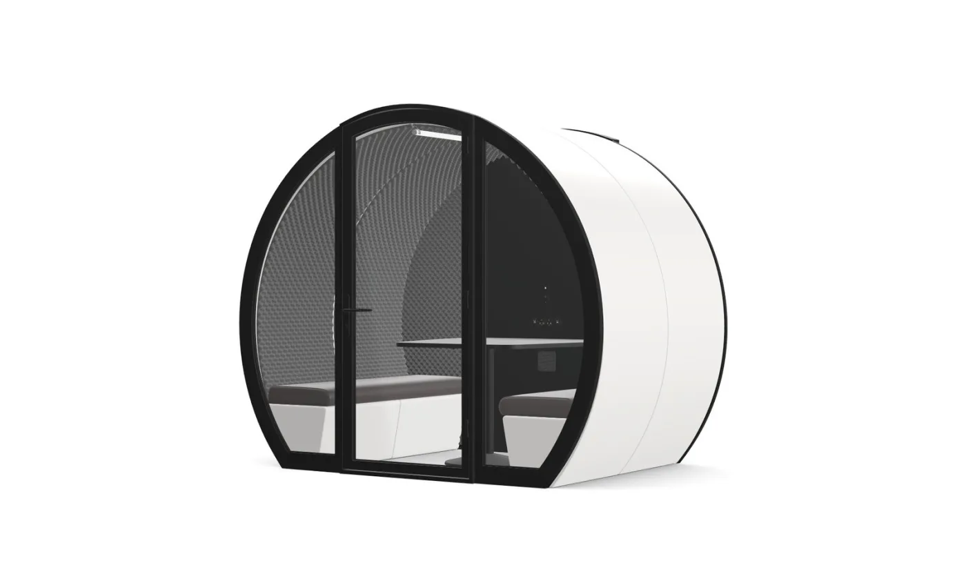 Meeting Pod fermé The Meeting Pod Co. installé en open space