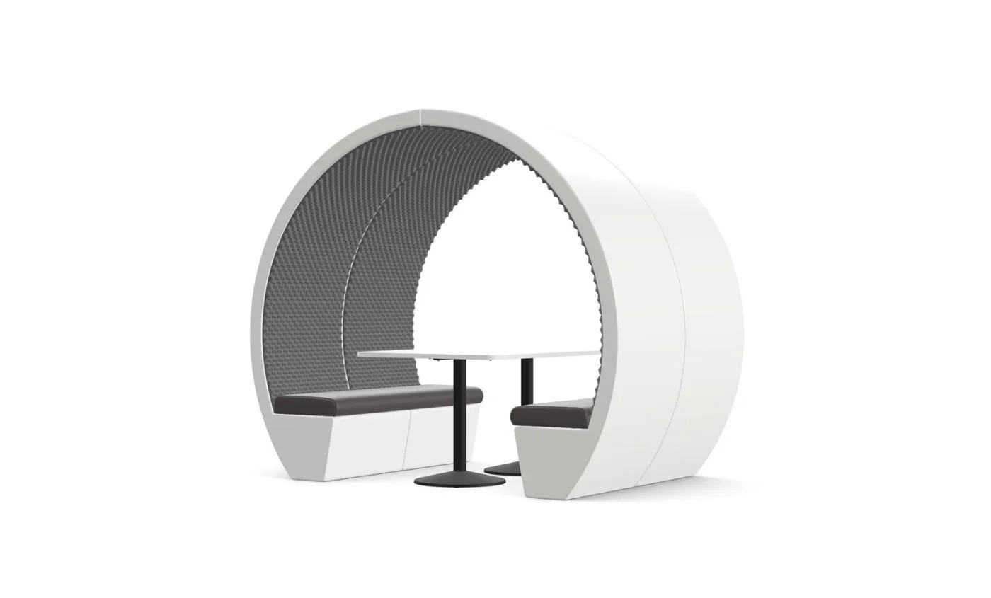 Meeting Pod ouvert 4 personnes, collection Fluid