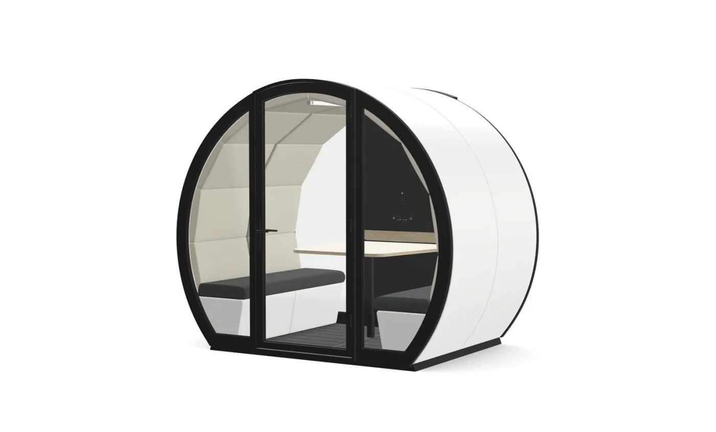 Outdoor Pod entièrement fermé 4 personnes, collection Fluid