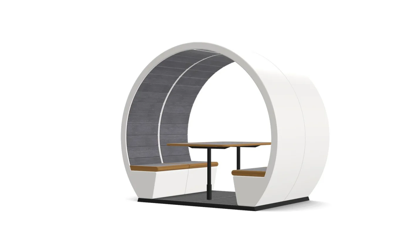Outdoor Pod ouvert 4 personnes, collection Fluid